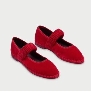 Flabelus Mafalda Red Flats